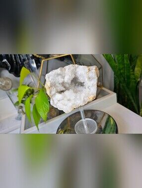Moroccan Chalcedony Quartz Crystal Geode